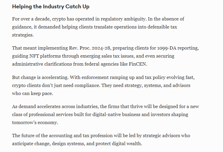 Patrick Camuso: "The future of the accounting and tax profession will be led by strategic advisors who anticipate change, design systems, and protect digital wealth."