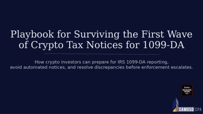 The Investor’s Playbook for Surviving the First Wave of 1099-DA Tax Notices