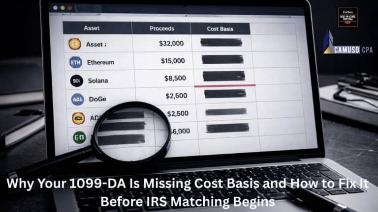 Why Your 1099-DA Is Missing Cost Basis and How to Fix It Before IRS Matching Begins