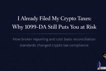 I Already Filed My Crypto Taxes: Why 1099-DA Still Puts You at Risk