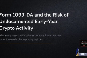 1099-DA and the Risk of Undocumented Early-Year Crypto Activity