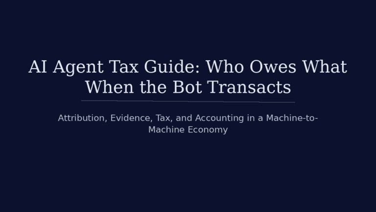 AI Agent Tax