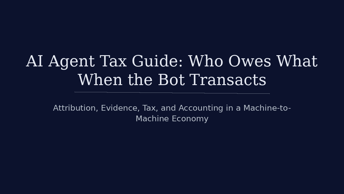 AI Agent Tax