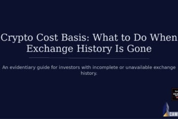 Crypto Cost Basis: What to Do When Exchange History Is Gone