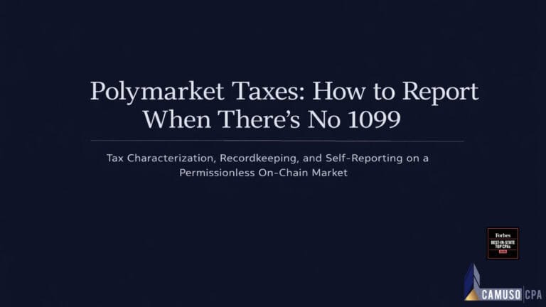 Polymarket Taxes: How to Report When There’s No 1099