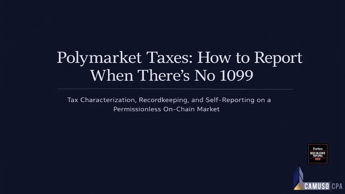 Polymarket Taxes: How to Report When There’s No 1099