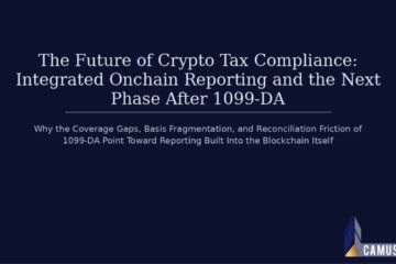 The Future of Crypto Tax Compliance: Integrated Onchain Reporting and the Next Phase After 1099-DA