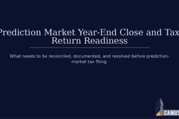 Prediction Market Year-End Close and Tax-Return Readiness