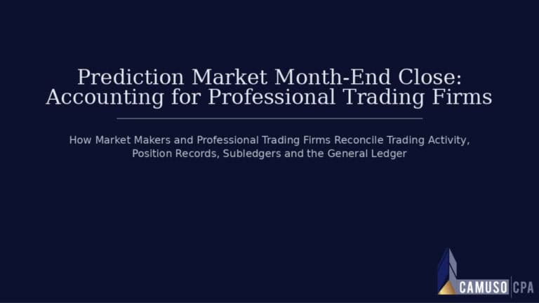 Prediction Market Month-End Close: Accounting for Professional Trading Firms